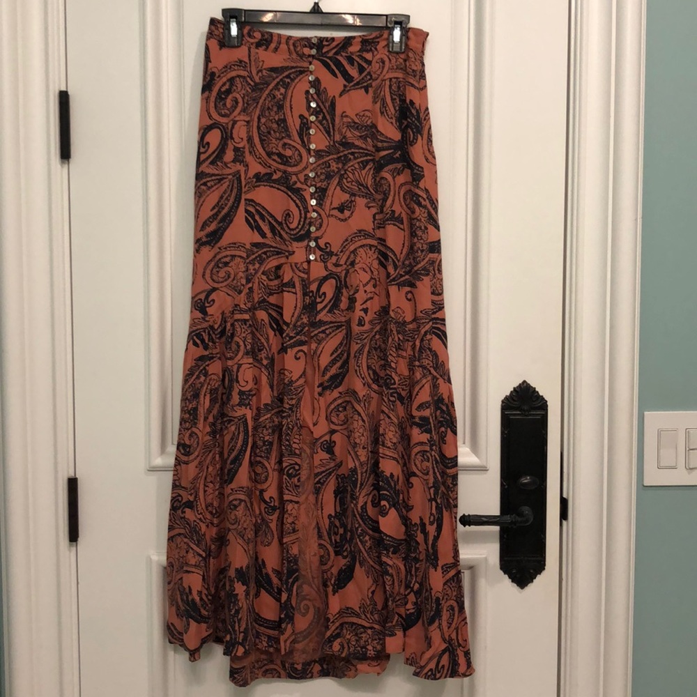 Free People Maxi Skirt with Front Slit